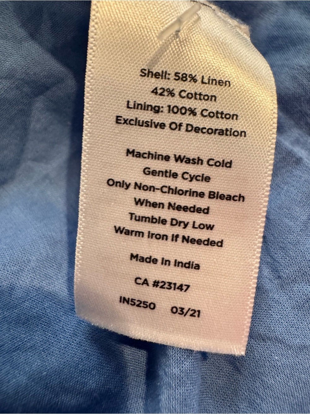 Talbots Embroidered Size 22W Linen-Blend Sleeveless Shift Dress - Picture 5 of 6